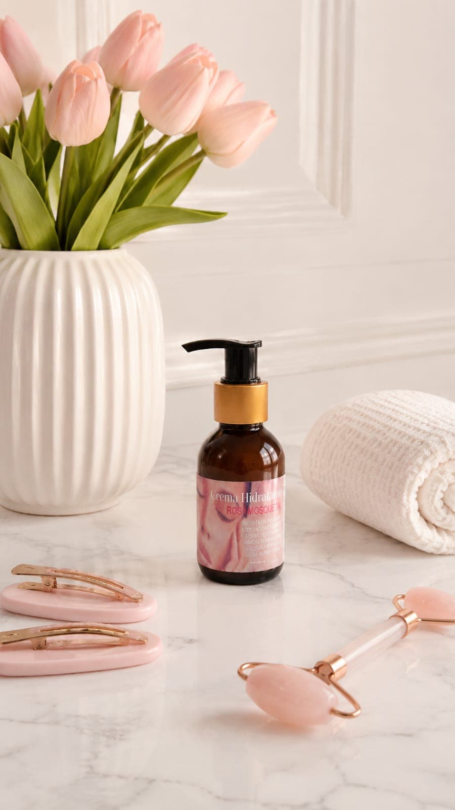 Crema Hidratante de Rosa Mosqueta y Biotina: Nutrición y Regeneración Profunda