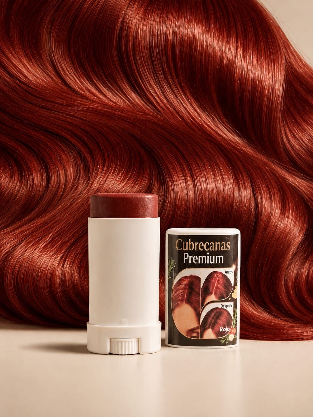 Cubrecanas Premium / Tono Rojo